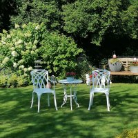 London Rose Table - White (2 Seater Set)